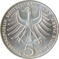 BRD 5 DM 1975 G Albert Schweitzer Silber*