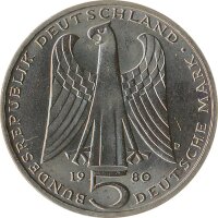 BRD 5 DM 1980 D Walther von der Vogelweide*