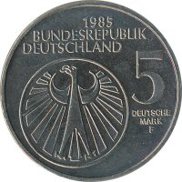 BRD 5 DM 1985 F Europ&auml;isches Jahr der Musik*