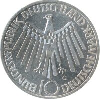 BRD 10 DM 1972 G Olympische Spiele J. 401a Silber*
