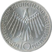 BRD 10 DM 1972 J Olympische Spiele J. 401b Silber*