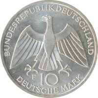 BRD 10 DM 1972 F Olympische Spiele J. 402 Silber*