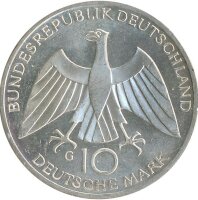 BRD 10 DM 1972 G Olympische Spiele J. 402 Silber*