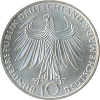 BRD 10 DM 1972 D Olympische Spiele J. 403 Silber*