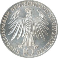 BRD 10 DM 1972 F Olympische Spiele J. 403 Silber*