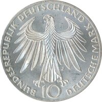 BRD 10 DM 1972 J Olympische Spiele J. 403 Silber*
