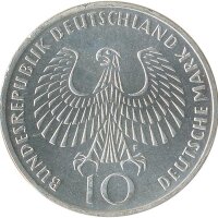BRD 10 DM 1972 F Olympische Spiele J. 405 Silber*