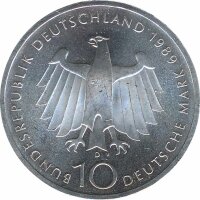 BRD 10 DM 1989 D 2000 Jahre Bonn Silber*