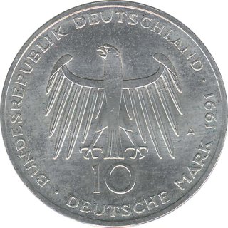 BRD 10 DM 1991 A Deutsche Einheit Silber*
