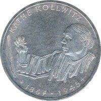 BRD 10 DM 1992 G K&auml;the Kollwitz Silber*