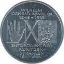 BRD 10 DM 1995 D Wilhelm Conrad Röntgen Silber*