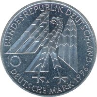 BRD 10 DM 1996 A Kolpingwerk Silber*