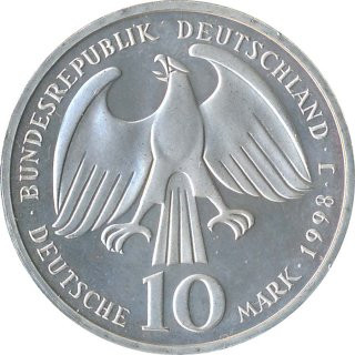 BRD 10 DM 1998 J 350 Jahre Westfälischer Friede Silber*