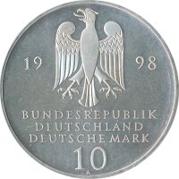 BRD 10 DM 1998 A 300 Jahre Franckesche Stiftungen Silber*
