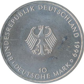 BRD 10 DM 1999 D 50 Jahre Grundgesetz Silber*