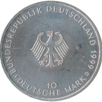 BRD 10 DM 1999 D 50 Jahre Grundgesetz Silber*