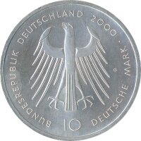 BRD 10 DM 2000 G Karl der Gro&szlig;e Silber*