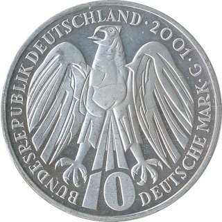 BRD 10 DM 2001 G Bundesverfassungsgericht Silber*