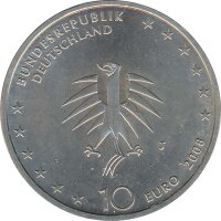 BRD 10 Euro 2008 J Gorch Fock Silber*