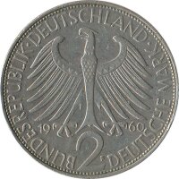 BRD 2 DM 1960 F Max Planck*