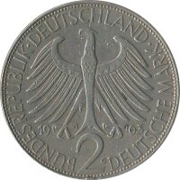 BRD 2 DM 1963 G Max Planck*