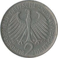 BRD 2 DM 1966 G Max Planck*