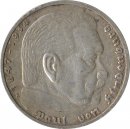 Drittes Reich 5 Mark 1936 E Paul von Hindenburg Silber*