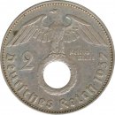 Drittes Reich 2 Mark 1937 J Paul von Hindenburg Silber*