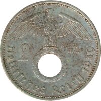 Drittes Reich 2 Mark 1939 A Paul von Hindenburg Silber*
