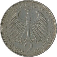 BRD 2 DM 1962 J Max Planck*