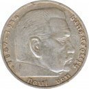 Drittes Reich 5 Mark 1937 F Paul von Hindenburg J. 367...