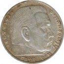 Drittes Reich 5 Mark 1937 J Paul von Hindenburg J. 367...