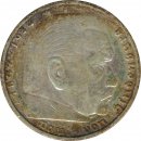 Drittes Reich 5 Mark 1939 A Paul von Hindenburg J. 367...