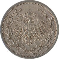 Kaiserreich J.016 1915 A Kleinm&uuml;nze 1/2 Mark Silber*