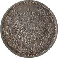Kaiserreich J.016 1917 A Kleinm&uuml;nze 1/2 Mark Silber*