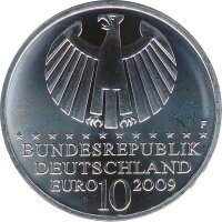 BRD 10 Euro 2009 F Keplersche Gesetze Silber*