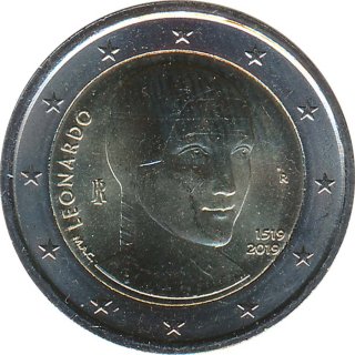 Italien 2 Euro 2019 - Leonardo da Vinci*