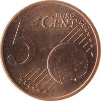 Portugal 5 Cent 2003 K&ouml;nigliches Siegel von 1134*