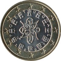 Portugal 1 Euro 2003 K&ouml;nigliches Siegel von 1144*
