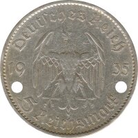 Drittes Reich 5 Mark 1935 A Garnisonskirche Silber*