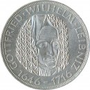 BRD 5 DM 1966 D Gottfried Wilhelm Leibniz Silber*