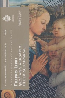 San Marino 2 Euro 2019 - Filippo Lippi*