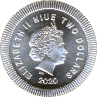Niue 2020 - Eule von Athen - 1 Oz Silber*