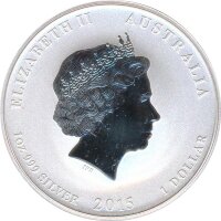 Australien Lunar 2 - 2015 Jahr der Ziege 1 Oz Silber*