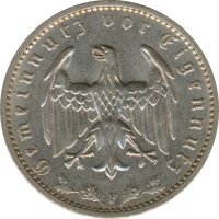 Deutsches Reich 1 Mark 1937 F Nickel J354*