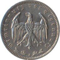 Deutsches Reich 1 Mark 1939 A Nickel J354*