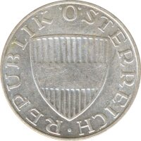 &Ouml;sterreich 10 Schilling 1971 Wachauerin Silber*
