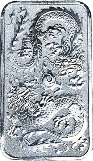 Australien 2020 Mnzbarren Drache - 1 Oz Silber*