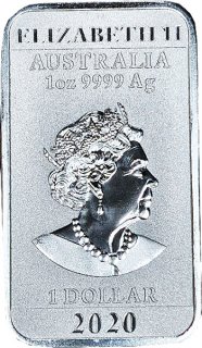 Australien 2020 Mnzbarren Drache - 1 Oz Silber*