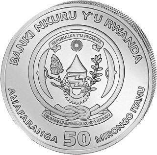 Ruanda 2020 Mayflower 1 Oz Silber*